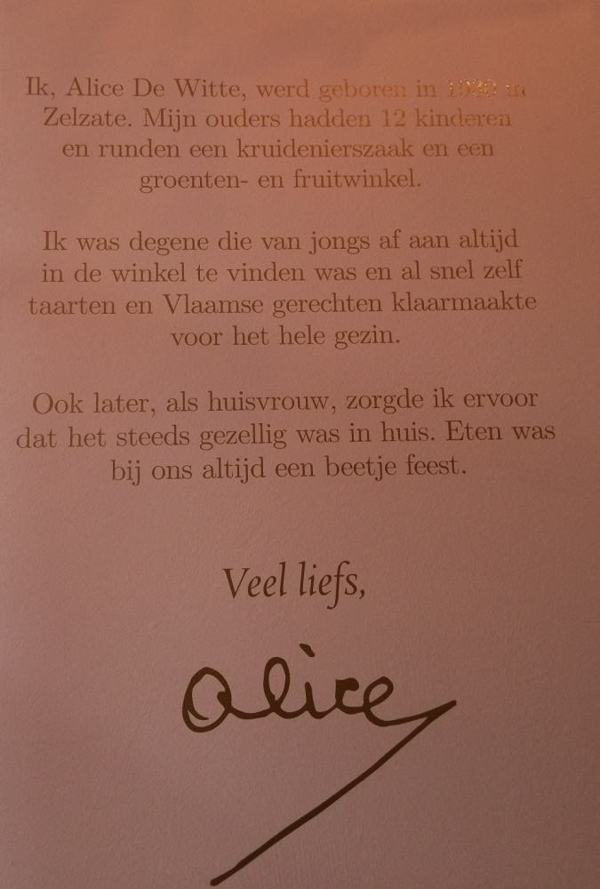 Onbijt Alice in Gent